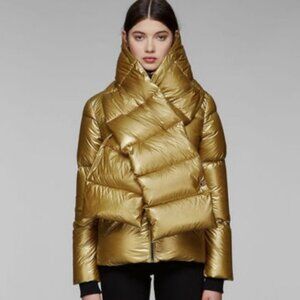 Mackage Mirri Jacket Coat With Scarf Down Puffer